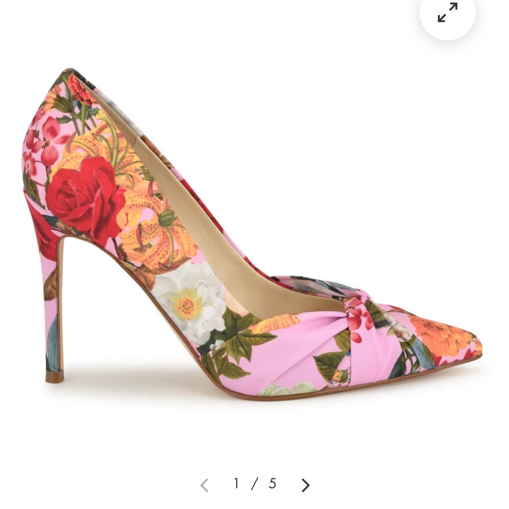 Nine West Faiza Knotted Pointy Toe Pumps